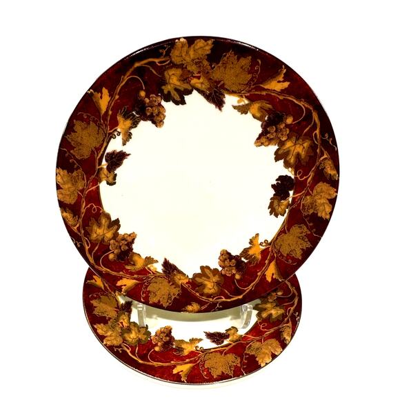 Crate and Barrel Volante 6.25" Bread and Butter Plates-Made in Italy-Set of 2 - Picture 3 of 4